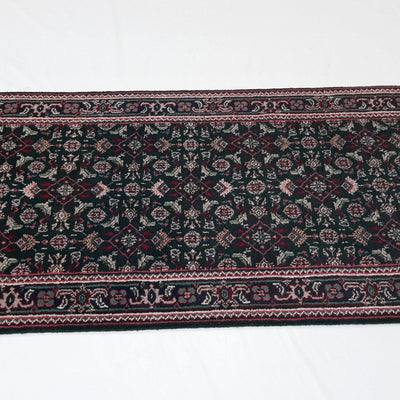 Canvello Hand Made Formal All Over Indo Tabriz Rug - 2'7'' X 10'1'' - Canvello