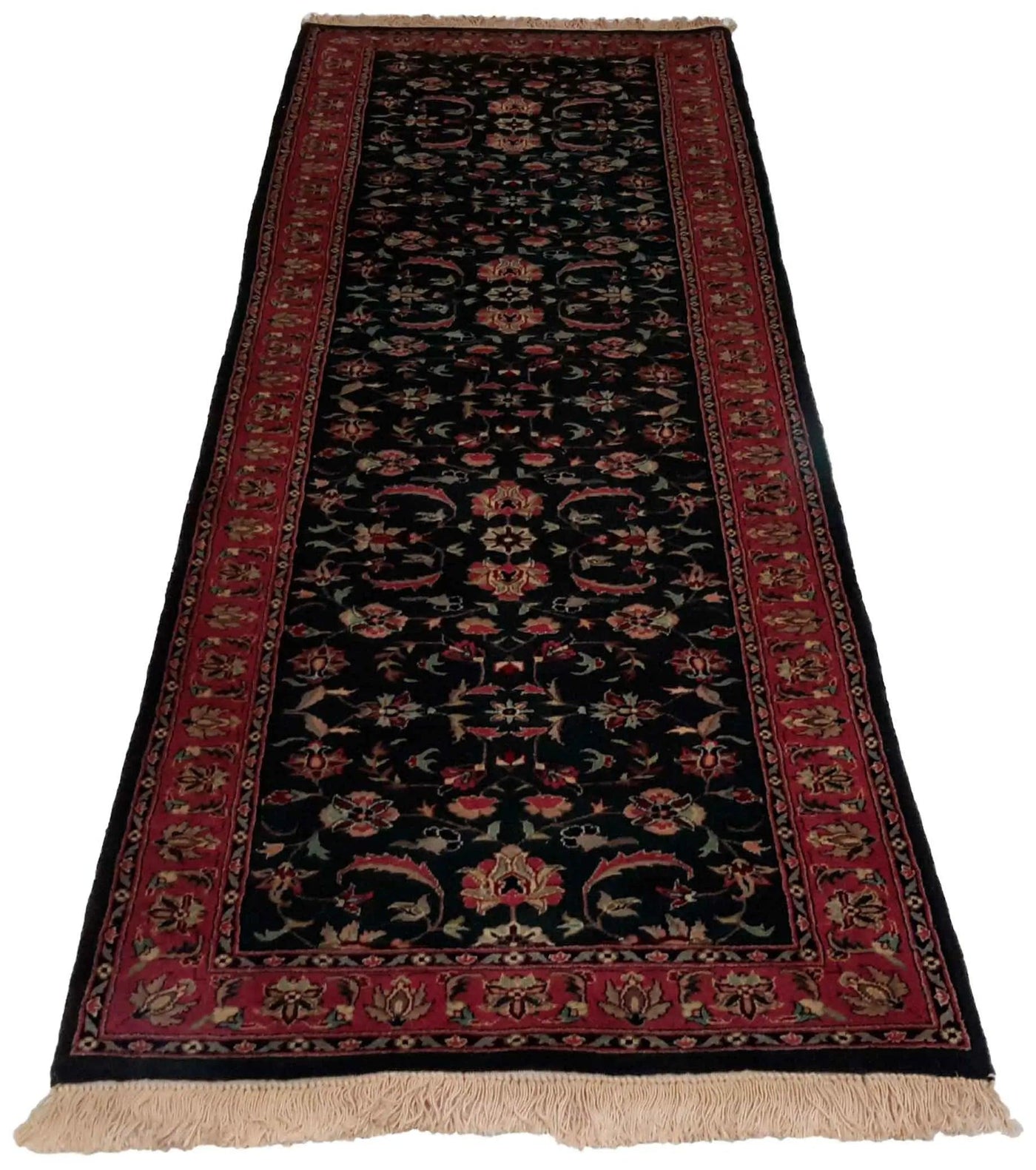 Canvello Hand Made Formal All Over Pakistan Kashan Rug - 2'8'' X 8'5''