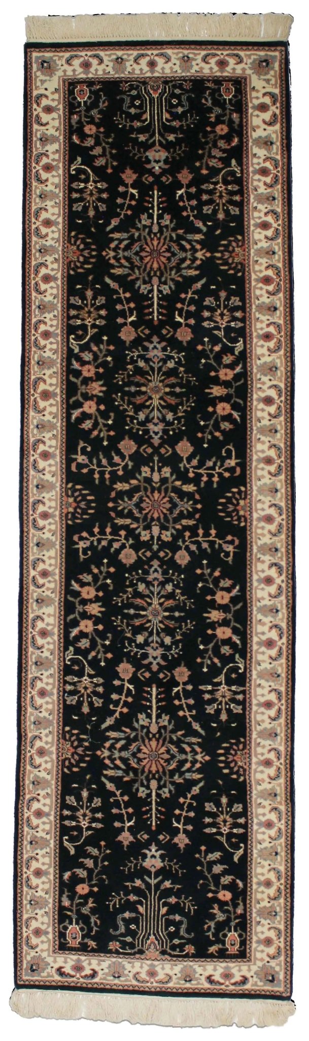 Canvello Hand Made Formal All Over Pakistan Kashan Rug - 2'7'' X 9'10'' - Canvello