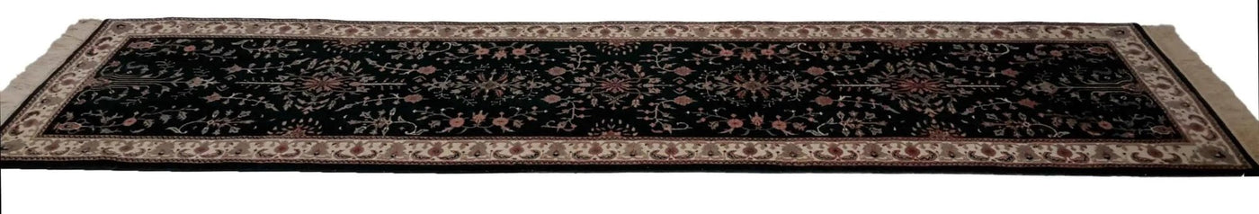 Canvello Hand Made Formal All Over Pakistan Kashan Rug - 2'7'' X 9'10'' - Canvello