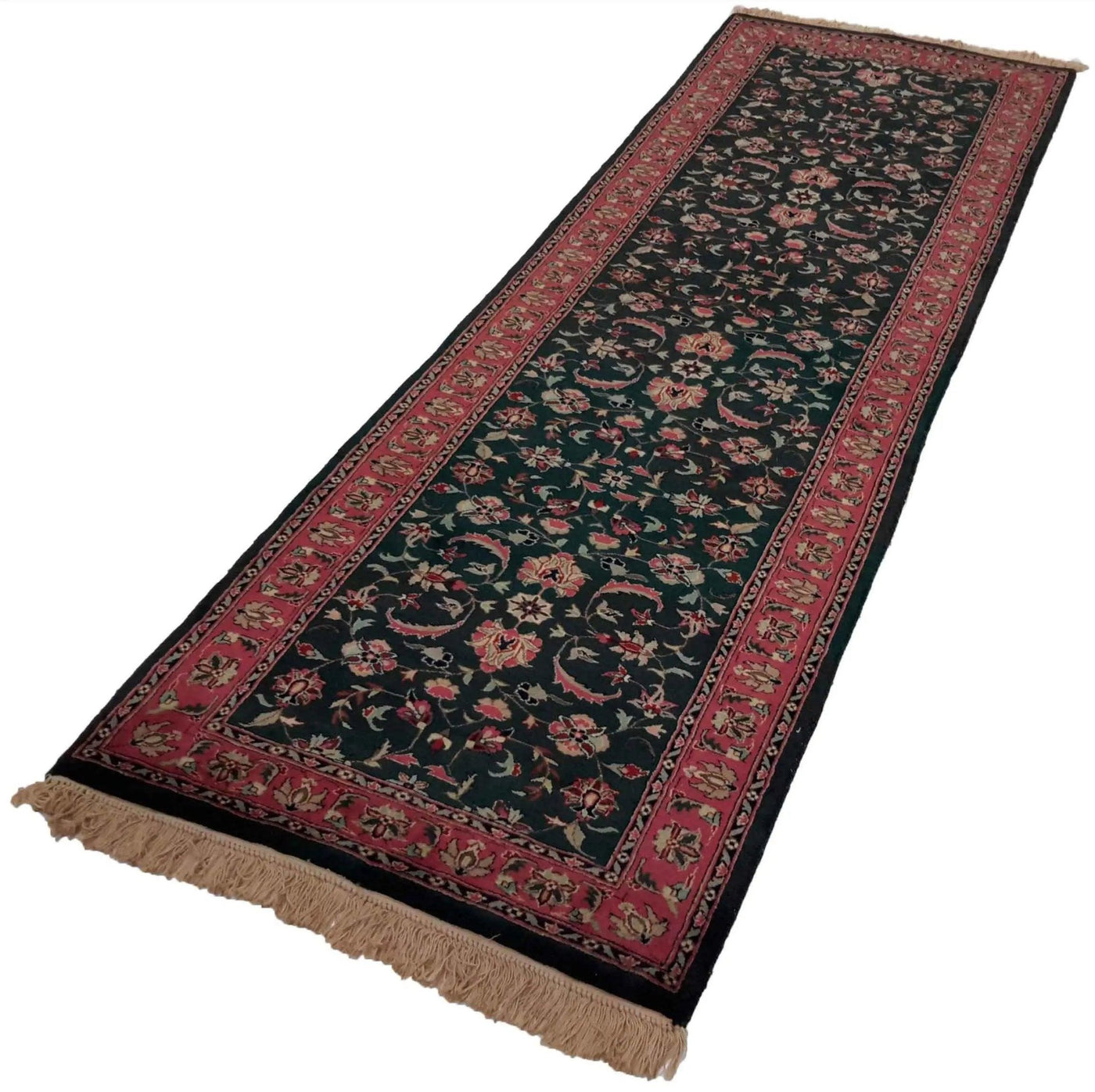 Canvello Hand Made Formal All Over Pakistan Kashan Rug - 2'8'' X 8'5'' - Canvello