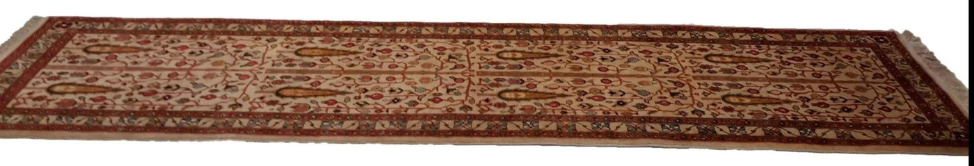 Canvello Hand Made Formal All Over Silkroad Bakhtiary Rug - 2'9'' X 10'8'' - Canvello