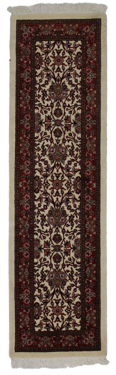 Canvello Hand Made Formal All Over Silkroad Bidjar Rug - 1'7'' X 6'6'' - Canvello