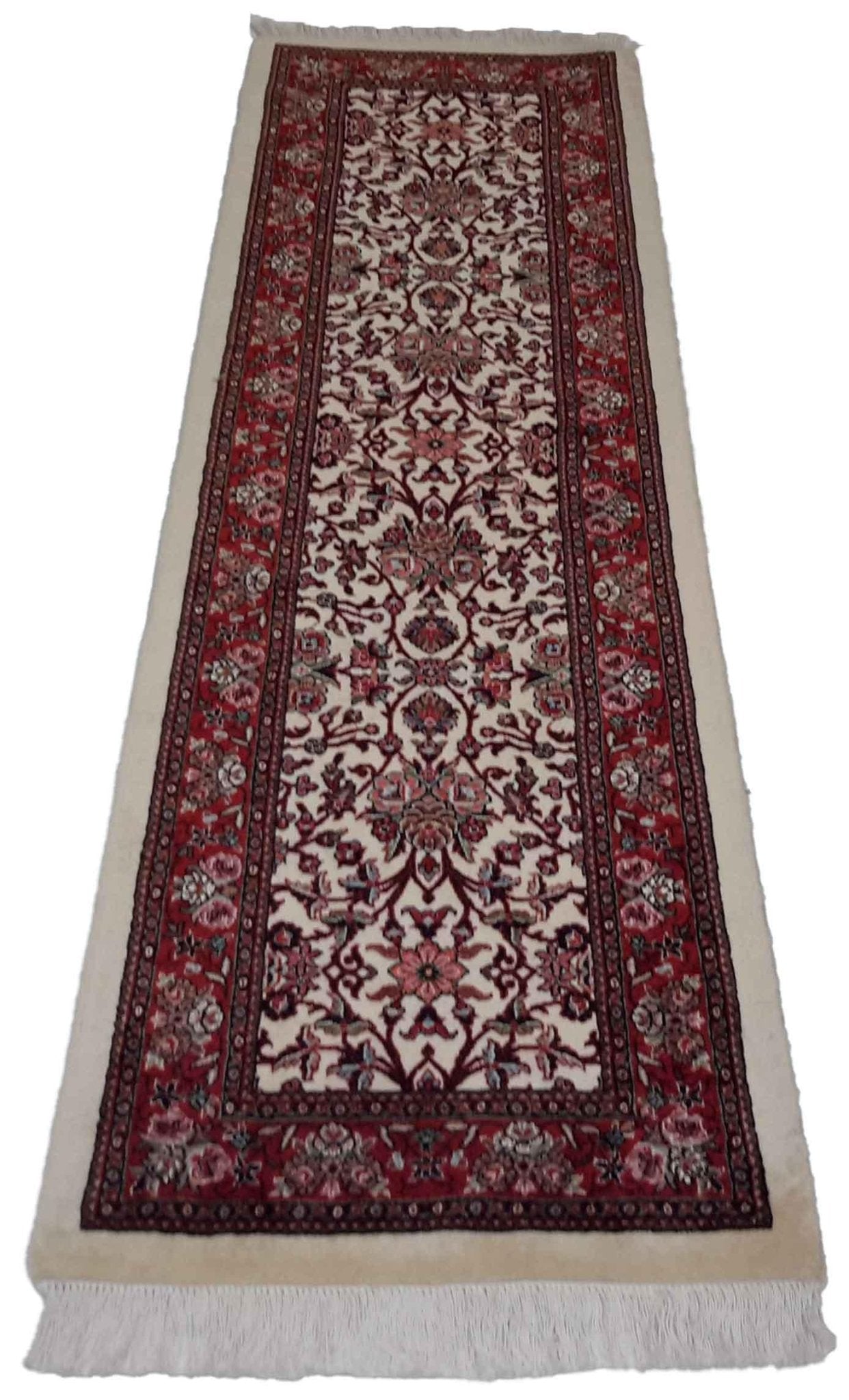 Canvello Hand Made Formal All Over Silkroad Bidjar Rug - 1'7'' X 6'6'' - Canvello