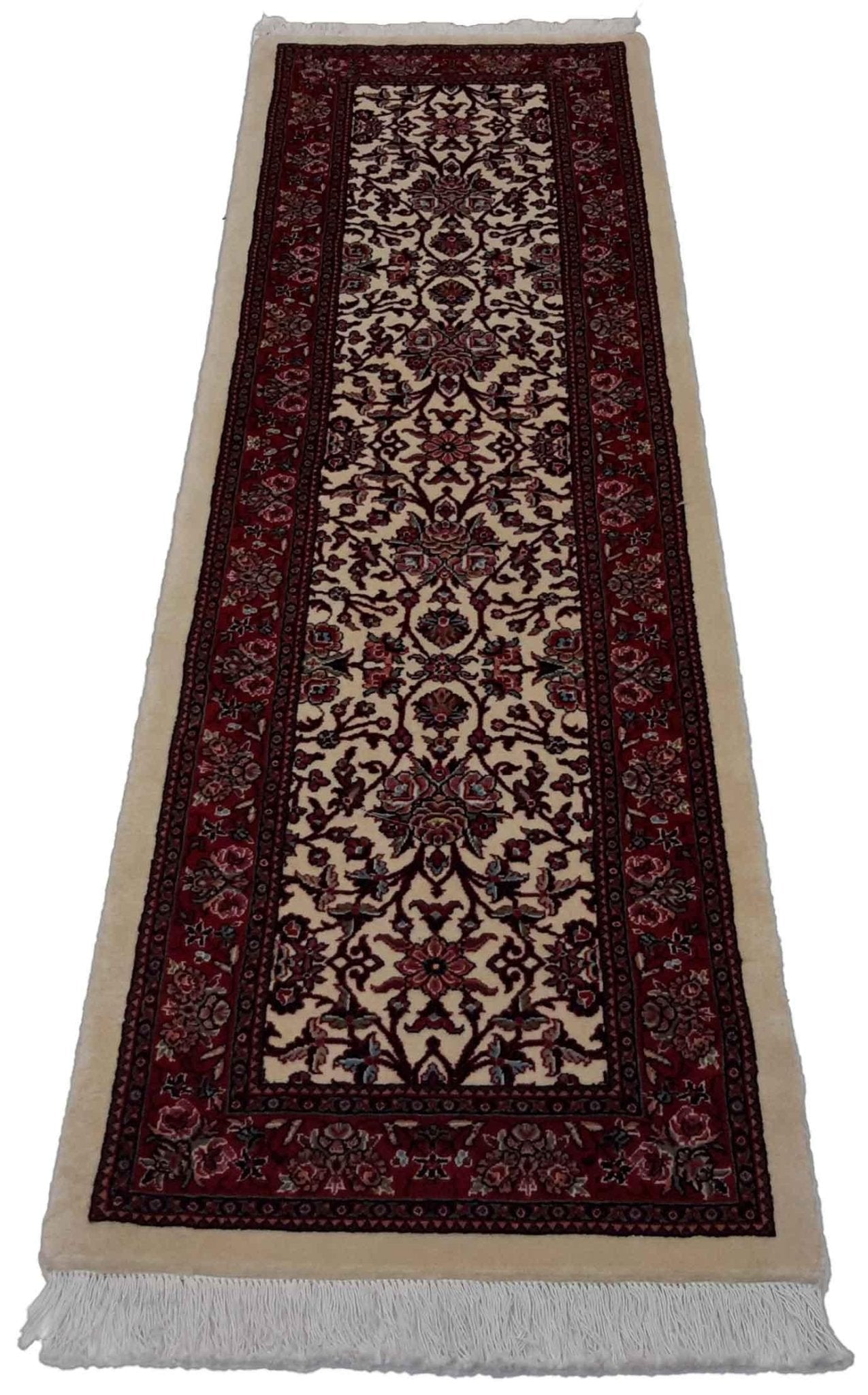 Canvello Hand Made Formal All Over Silkroad Bidjar Rug - 1'7'' X 6'6'' - Canvello