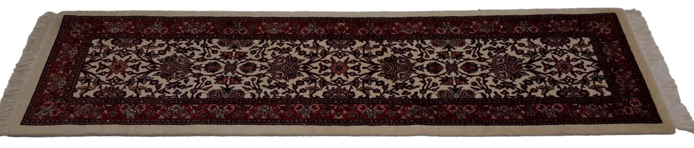 Canvello Hand Made Formal All Over Silkroad Bidjar Rug - 1'7'' X 6'6'' - Canvello