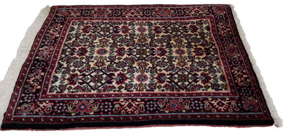 Canvello Hand Made Formal All Over Silkroad Bidjar Rug - 1'8'' X 2'0'' - Canvello