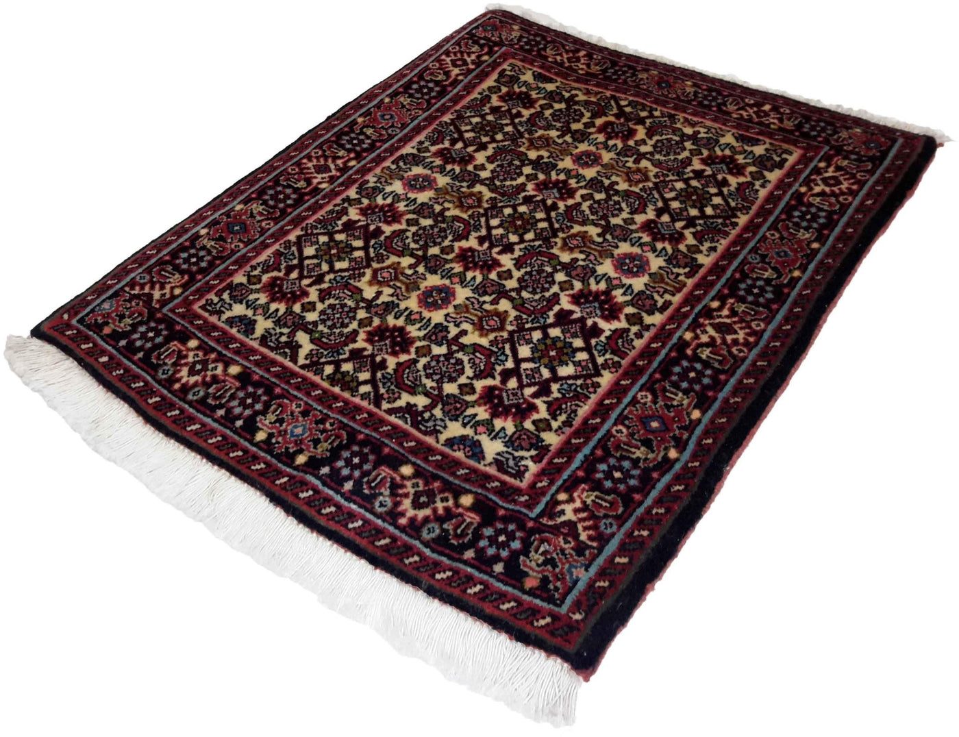 Canvello Hand Made Formal All Over Silkroad Bidjar Rug - 1'8'' X 2'0'' - Canvello