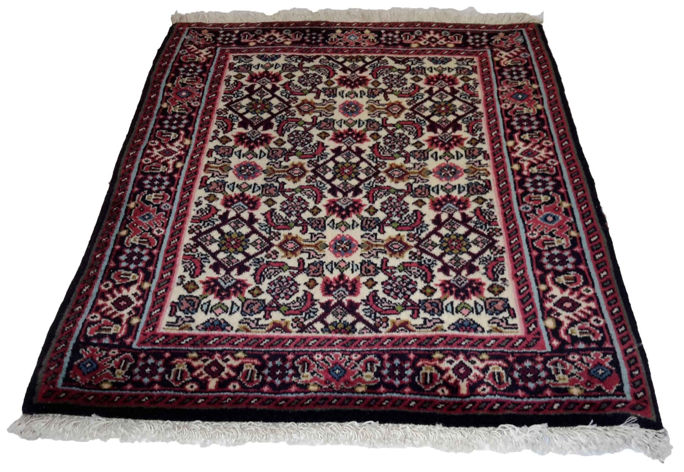 Canvello Hand Made Formal All Over Silkroad Bidjar Rug - 1'8'' X 2'0'' - Canvello