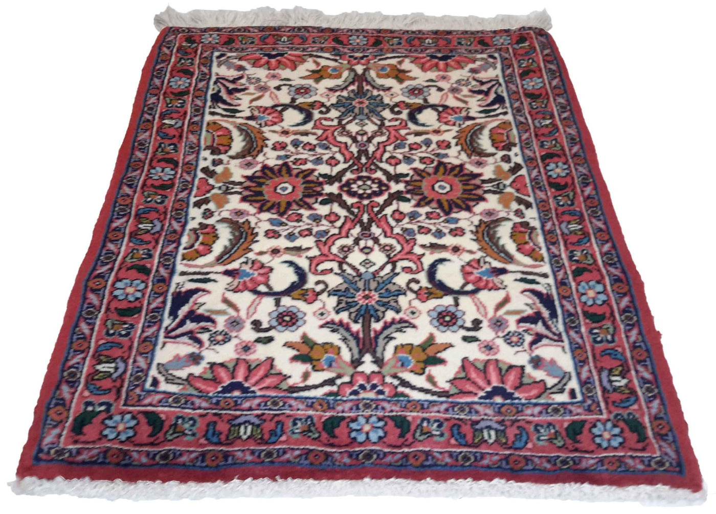 Canvello Hand Made Formal All Over Silkroad Bidjar Rug - 1'9'' X 2'2'' - Canvello