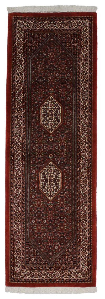 Canvello Hand Made Formal All Over Silkroad Bidjar Rug - 2'5'' X 7'3'' - Canvello