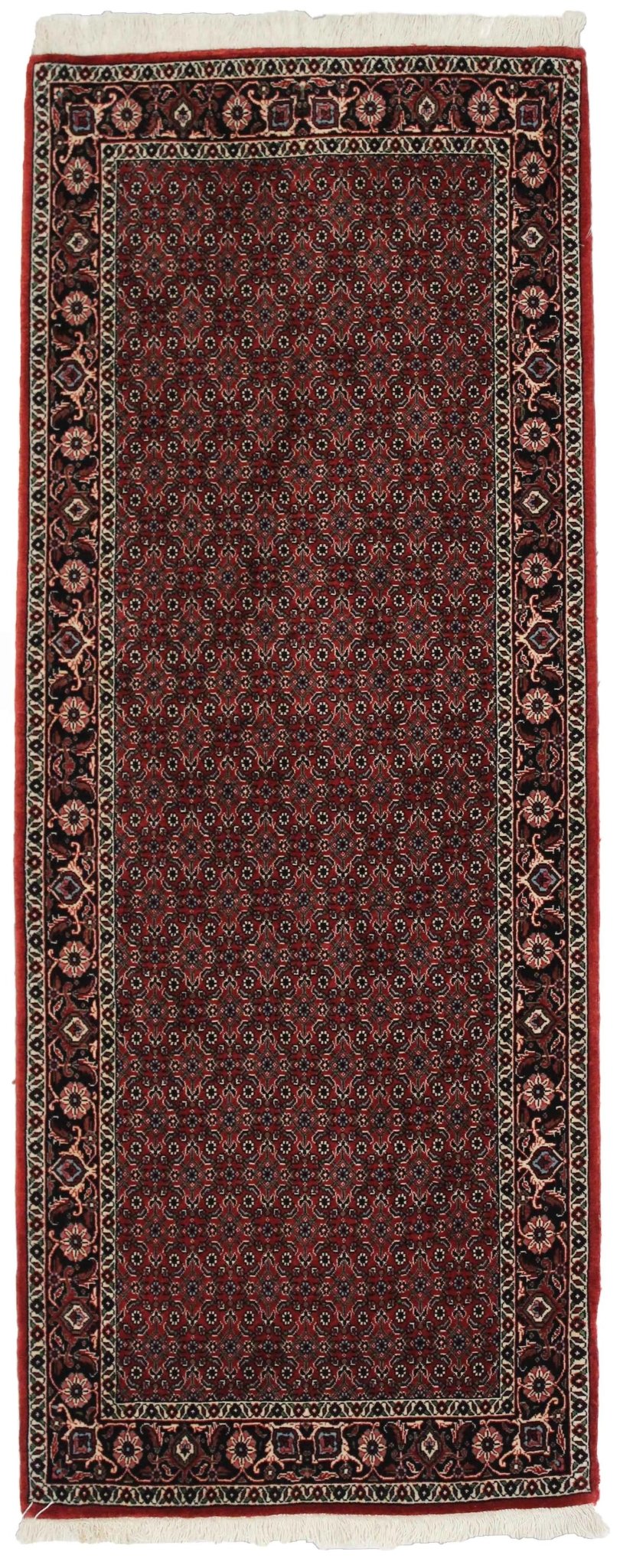 Canvello Hand Made Formal All Over Silkroad Bidjar Rug - 2'6'' X 6'5'' - Canvello