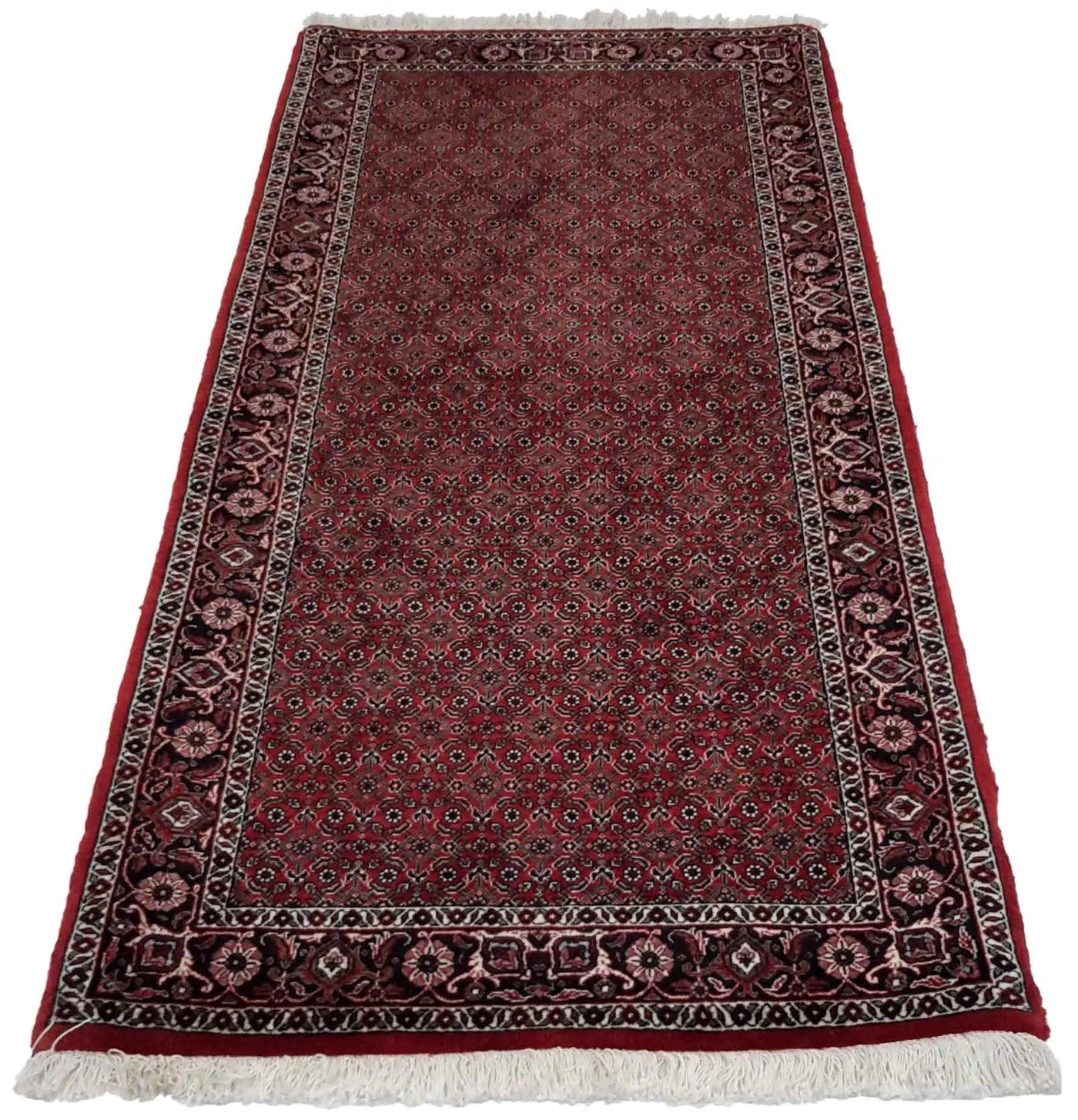 Canvello Hand Made Formal All Over Silkroad Bidjar Rug - 2'6'' X 6'5'' - Canvello