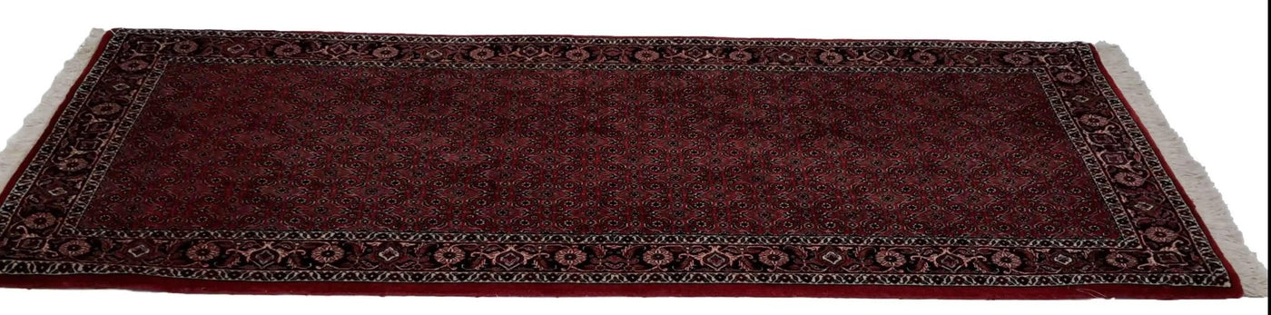 Canvello Hand Made Formal All Over Silkroad Bidjar Rug - 2'6'' X 6'5'' - Canvello