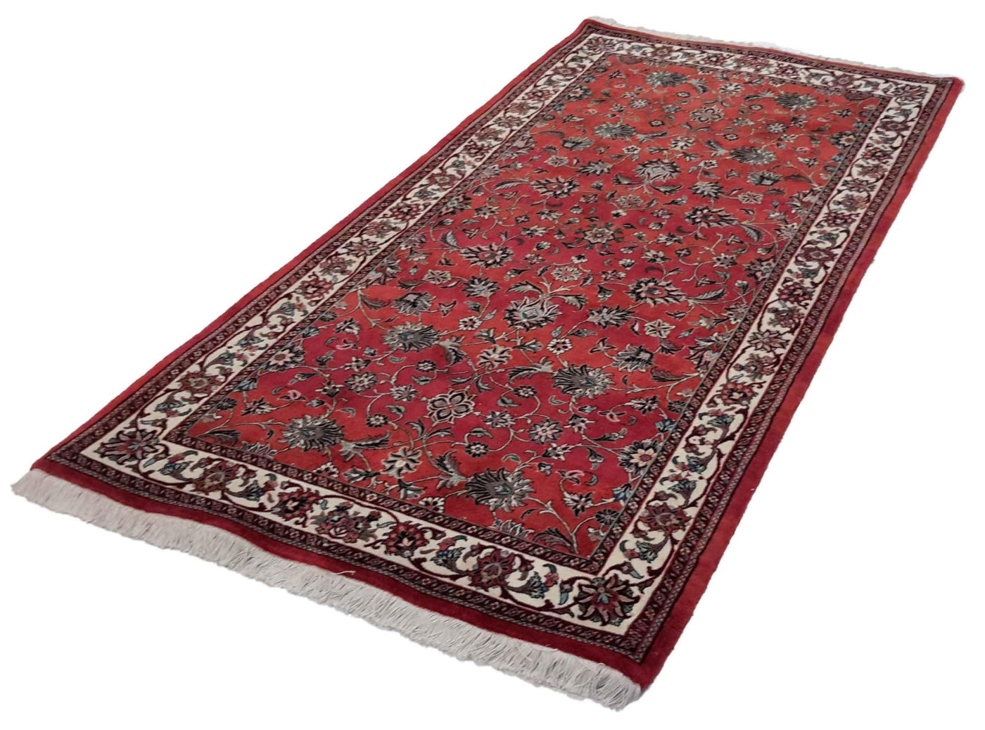 Canvello Hand Made Formal All Over Silkroad Bidjar Rug - 3'5'' X 7'0'' - Canvello