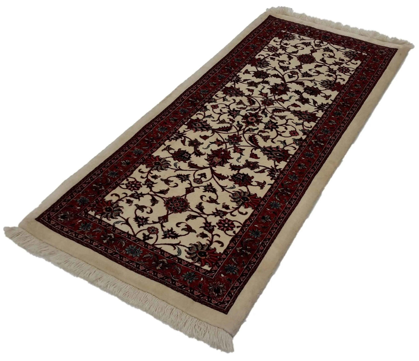 Canvello Hand Made Formal All Over Silkroad Bidjar Runner Rug - 2'8'' X 6'0'' - Canvello