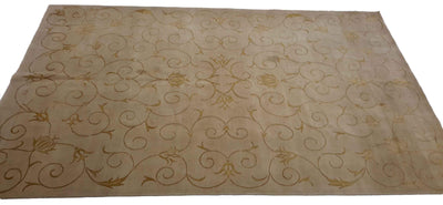 Canvello Hand Made Formal All Over Sino Sino Rug - 6'6'' X 10'0''