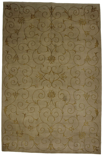 Canvello Hand Made Formal All Over Sino Sino Rug - 6'6'' X 10'0'' - Canvello