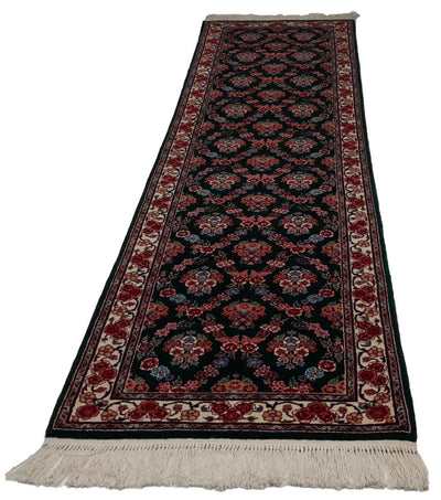Canvello Hand Made Formal All Over Sino Tabriz Rug - 2'6'' X 10'0''