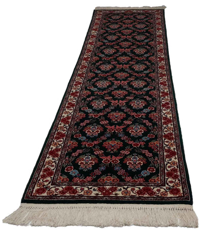 Canvello Hand Made Formal All Over Sino Tabriz Rug - 2'6'' X 10'0'' - Canvello