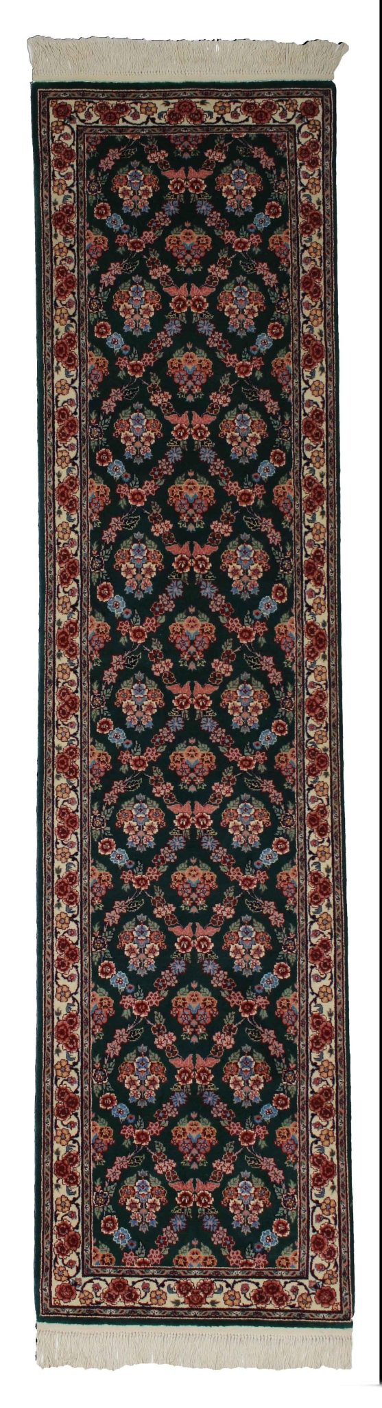 Canvello Hand Made Formal All Over Sino Tabriz Rug - 2'6'' X 10'0'' - Canvello