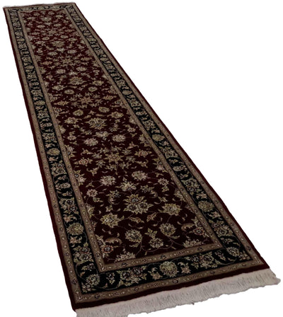 Canvello Hand Made Formal All Over Sino Tabriz Rug - 2'7'' X 12'0'' - Canvello