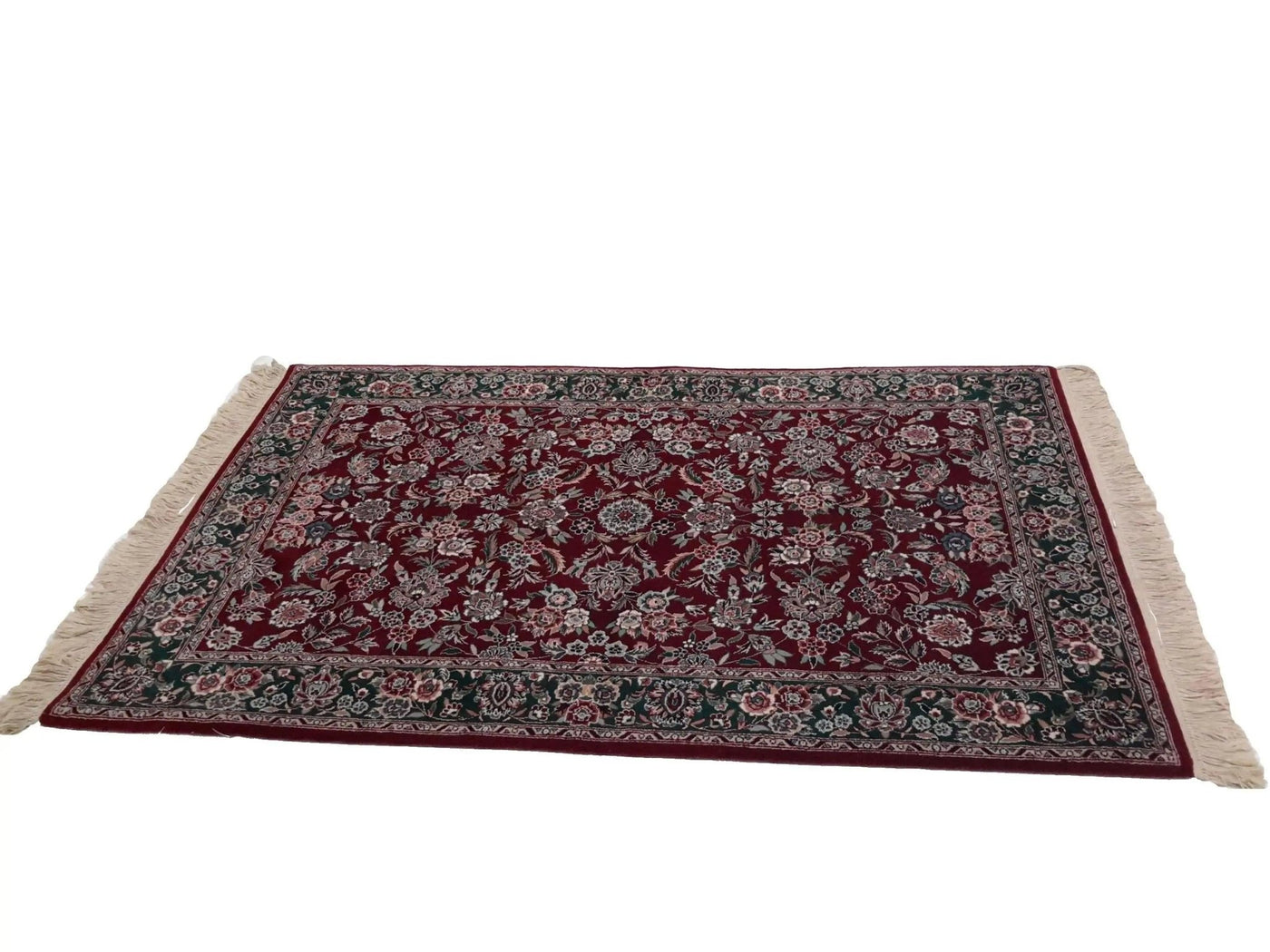 Canvello Hand Made Formal All Over Sino Tabriz Rug - 4'0'' X 6'0'' - Canvello