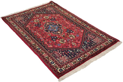 Canvello Hand Made Formal Medallion Silkroad Abadeh Rug - 3'4'' X 5'1'' - Canvello