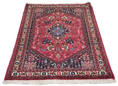 Canvello Hand Made Formal Medallion Silkroad Abadeh Rug - 3'4'' X 5'1'' - Canvello