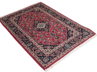 Canvello Hand Made Formal Medallion Silkroad Bakhtiary Rug - 3'0'' X 5'0'' - Canvello