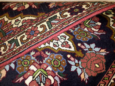 Canvello Hand Made Formal Medallion Silkroad Bidjar Rug - 1'8'' X 2'0'' - Canvello