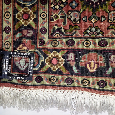 Canvello Hand Made Formal Medallion Silkroad Bidjar Rug - 1'8'' X 2'2'' - Canvello