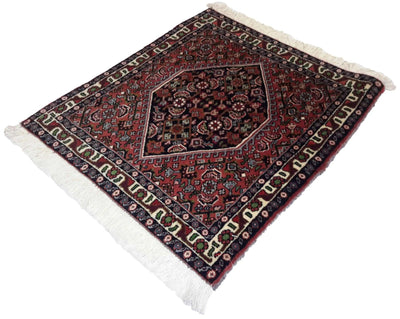 Canvello Hand Made Formal Medallion Silkroad Bidjar Rug - 1'9'' X 1'11'' - Canvello