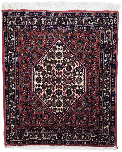 Canvello Hand Made Formal Medallion Silkroad Bidjar Rug - 1'9'' X 2'0'' - Canvello