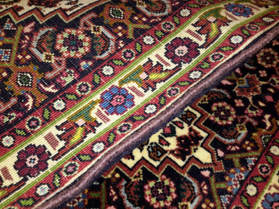 Canvello Hand Made Formal Medallion Silkroad Bidjar Rug - 1'9'' X 2'1'' - Canvello