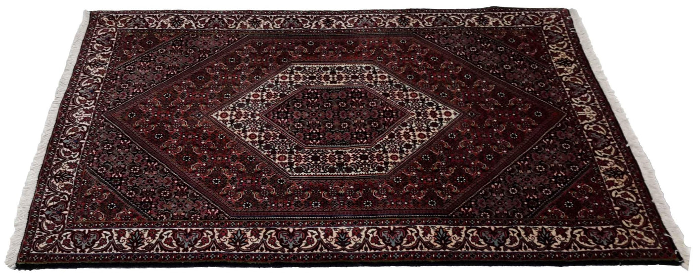 Canvello Hand Made Formal Medallion Silkroad Bidjar Rug - 3'8'' X 5'9'' - Canvello