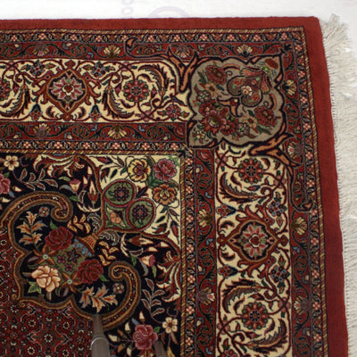 Canvello Hand Made Formal Medallion Silkroad Bidjar Rug - 6'10'' X 9'9'' - Canvello