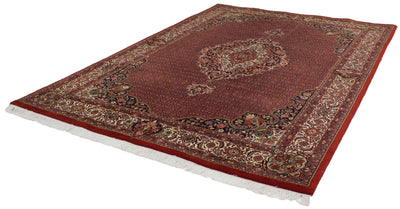 Canvello Hand Made Formal Medallion Silkroad Bidjar Rug - 6'10'' X 9'9'' - Canvello