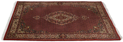 Canvello Hand Made Formal Medallion Silkroad Bidjar Rug - 6'10'' X 9'9'' - Canvello