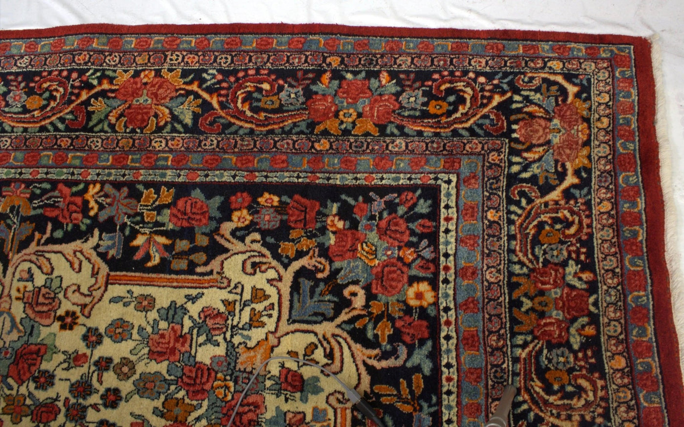 Canvello Hand Made Formal Medallion Silkroad Bidjar Rug - 8'11'' X 12'3'' - Canvello