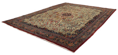 Canvello Hand Made Formal Medallion Silkroad Bidjar Rug - 8'11'' X 12'3'' - Canvello