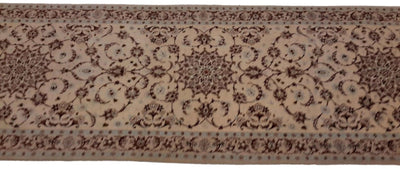 Canvello Hand Made Formal Medallion Silkroad Isfahan Rug - 2'7'' X 10'7'' - Canvello