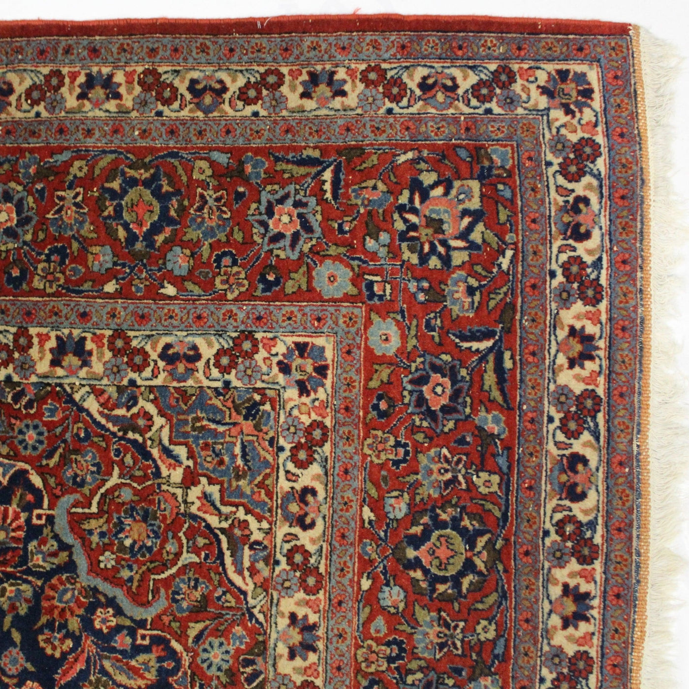 Canvello Hand Made Formal Medallion Silkroad Kashan Rug - 7'1'' X 10'3'' - Canvello