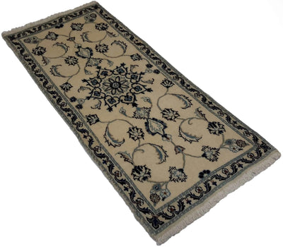 Canvello Hand Made Formal Medallion Silkroad Kashmar Rug - 2'2'' X 4'9'' - Canvello