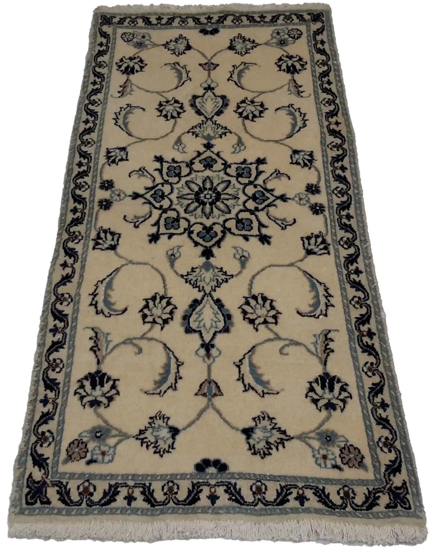 Canvello Hand Made Formal Medallion Silkroad Kashmar Rug - 2'2'' X 4'9'' - Canvello