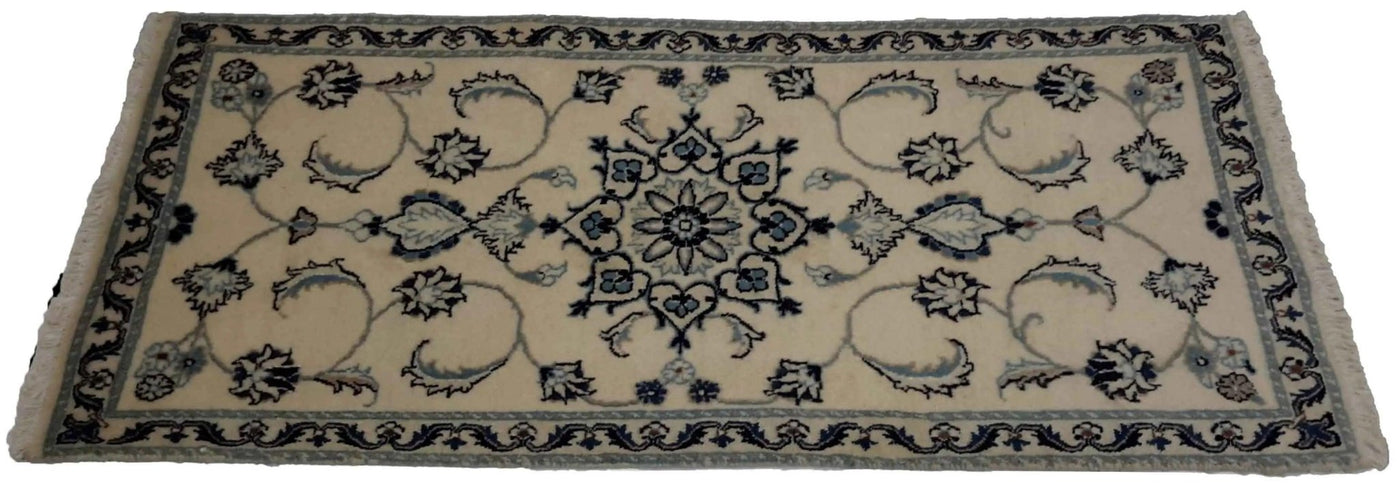 Canvello Hand Made Formal Medallion Silkroad Kashmar Rug - 2'2'' X 4'9'' - Canvello