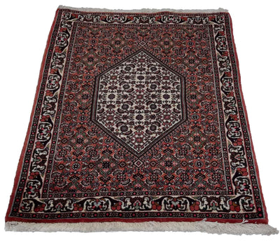 Canvello Hand Made Formal Medallion Silkroad Nain 12 Line Rug - 2'4'' X 3'6'' - Canvello