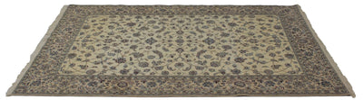 Canvello Hand Made Formal Medallion Silkroad Nain 6 Line Rug - 6'7'' X 10'4'' - Canvello