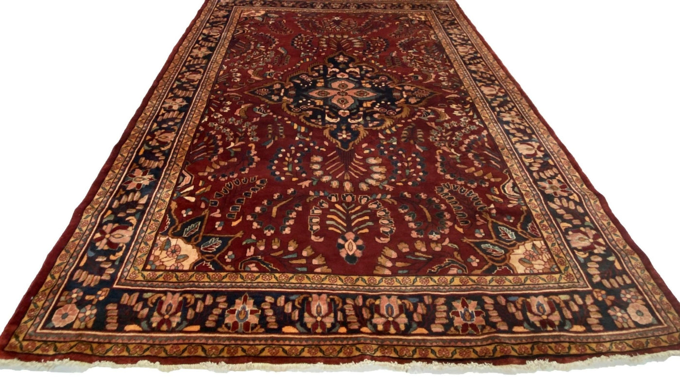 Canvello Hand Made Formal Medallion Silkroad Rug - 9'2'' X 11'11'' - Canvello