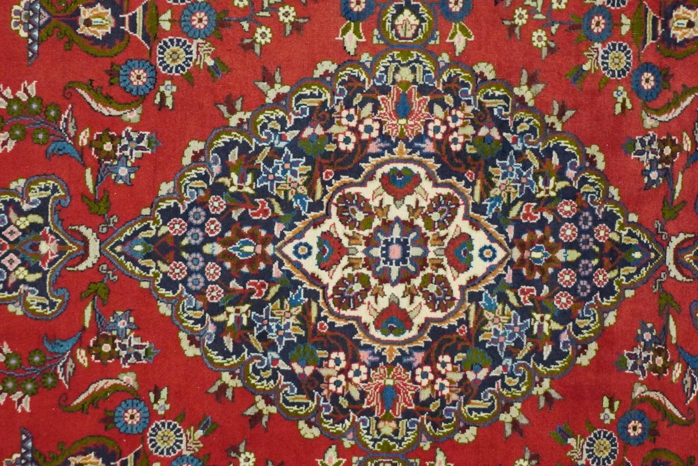 Canvello Hand Made Formal Medallion Silkroad Tabriz Rug - 7'1'' X 10'9'' - Canvello